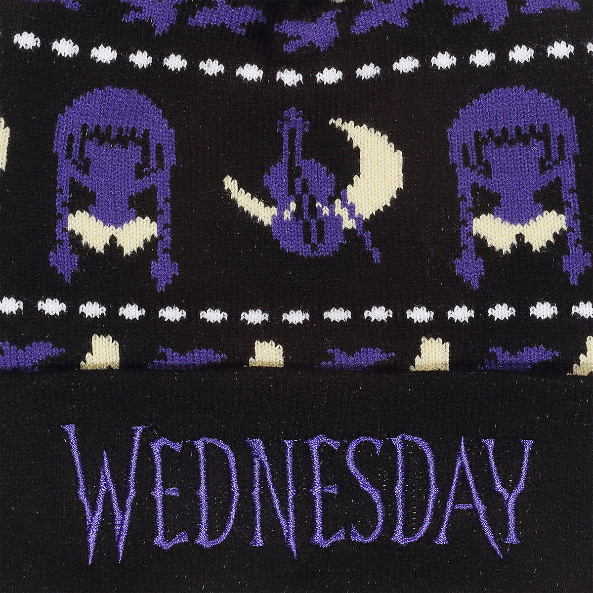 Produktbild Wednesday - Midnight Mütze mit Bommel