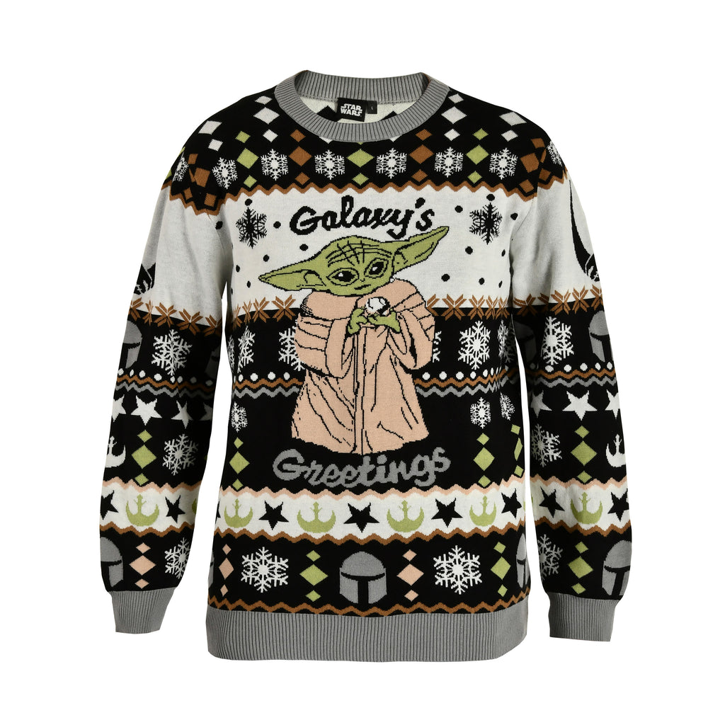Produktbild Grogu Galaxys Greetings Strickpullover - Star Wars The Mandalorian