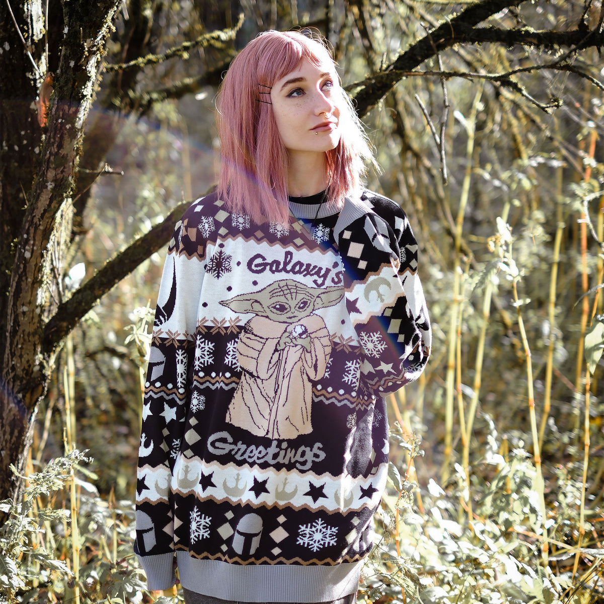 Produktbild Grogu Galaxys Greetings Strickpullover - Star Wars The Mandalorian