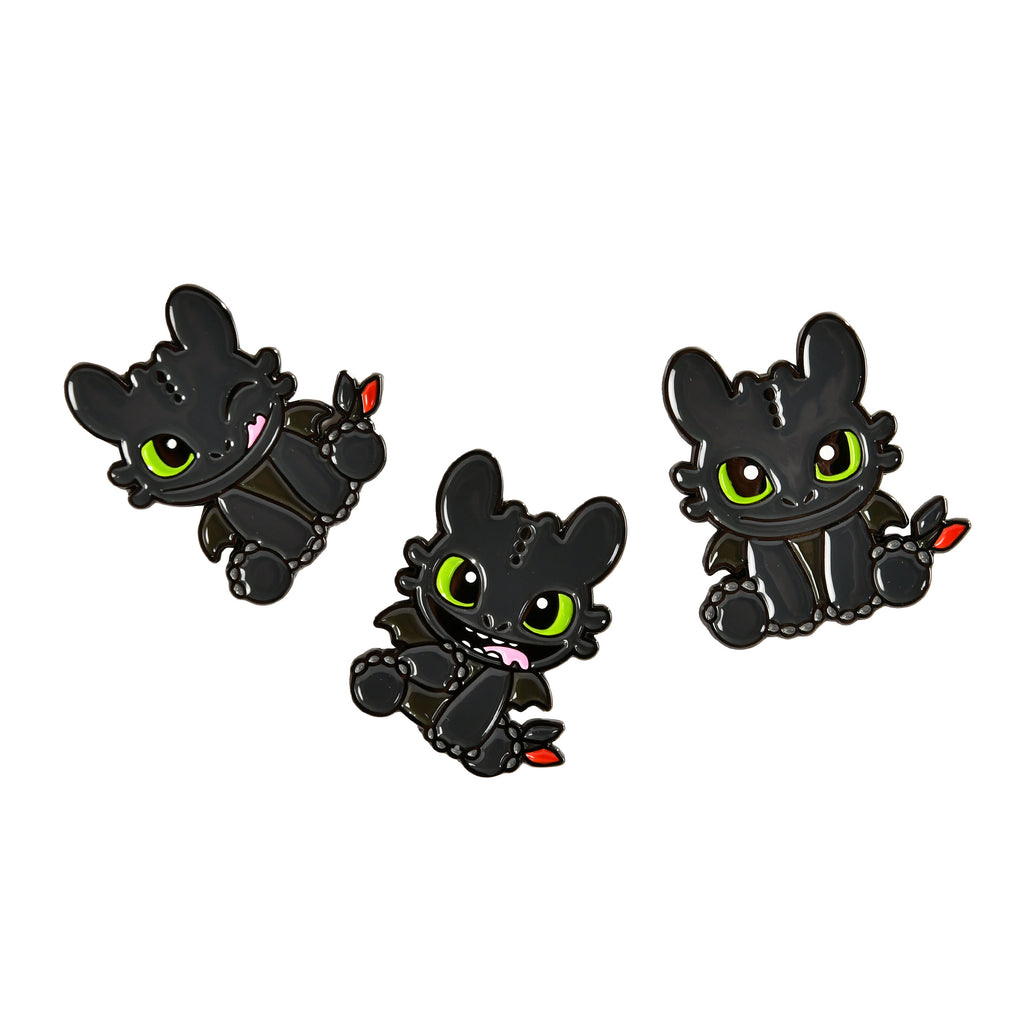 Produktbild Drachenzähmen leicht gemacht - Ohnezahn Pins 3er Set
