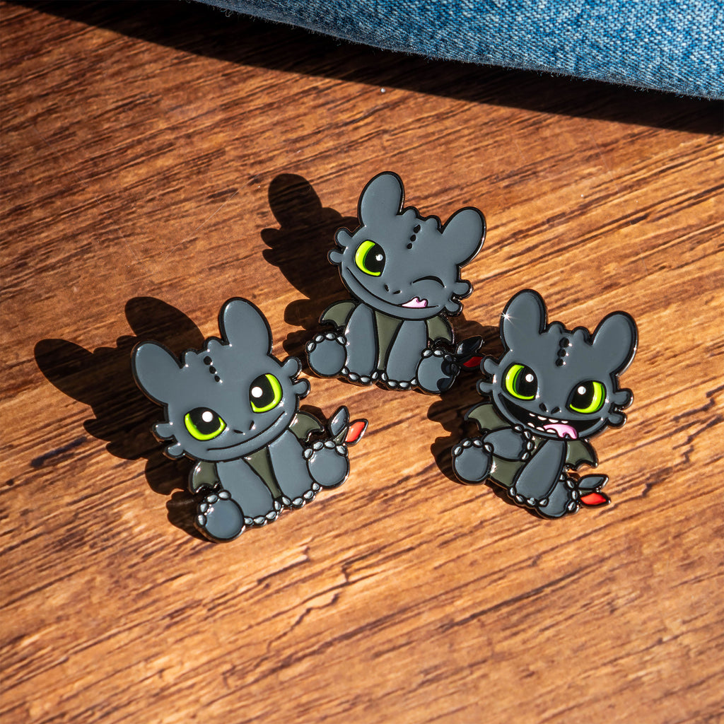 Produktbild Drachenzähmen leicht gemacht - Ohnezahn Pins 3er Set