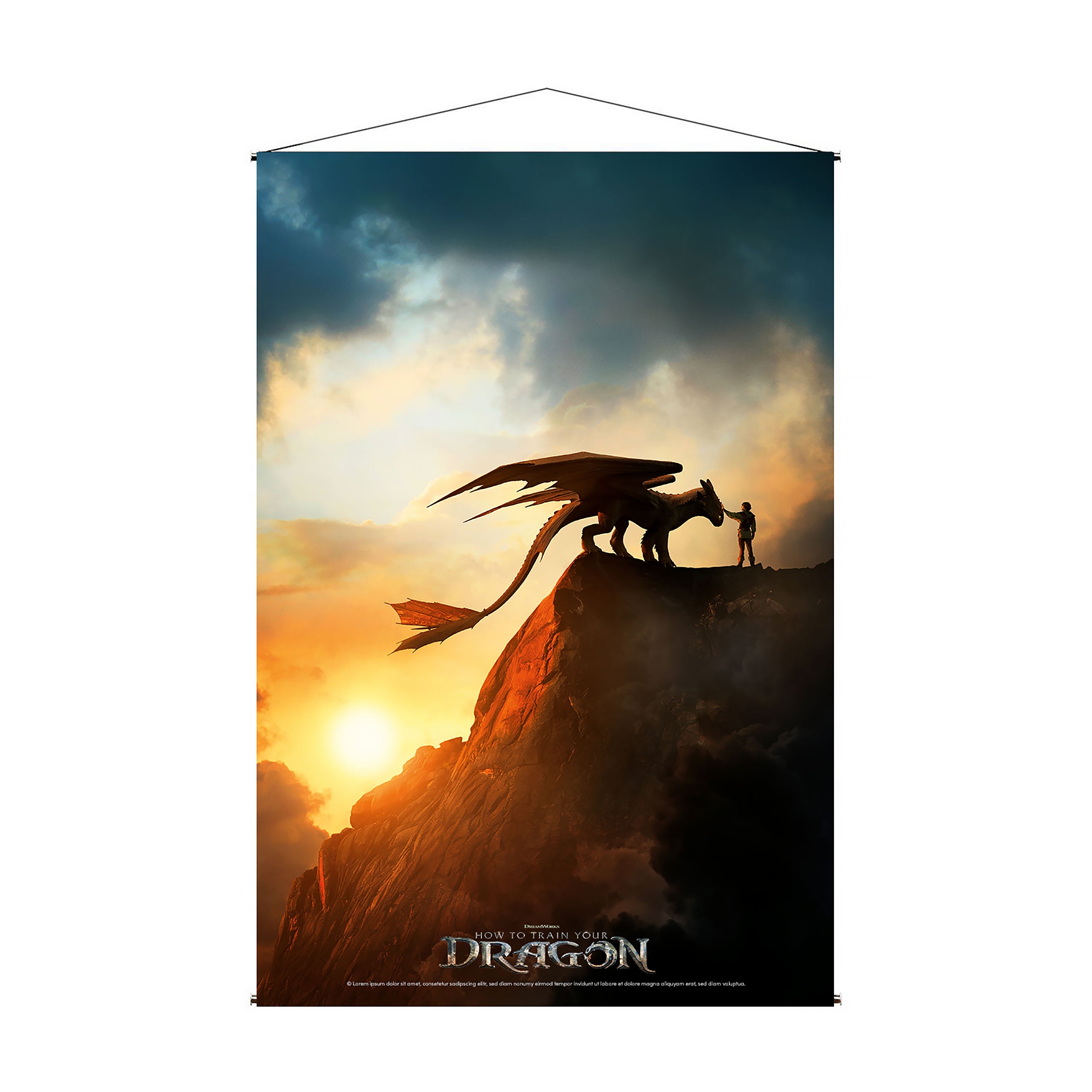 Produktbild Drachenzähmen leicht gemacht - Key Art Wall Scroll