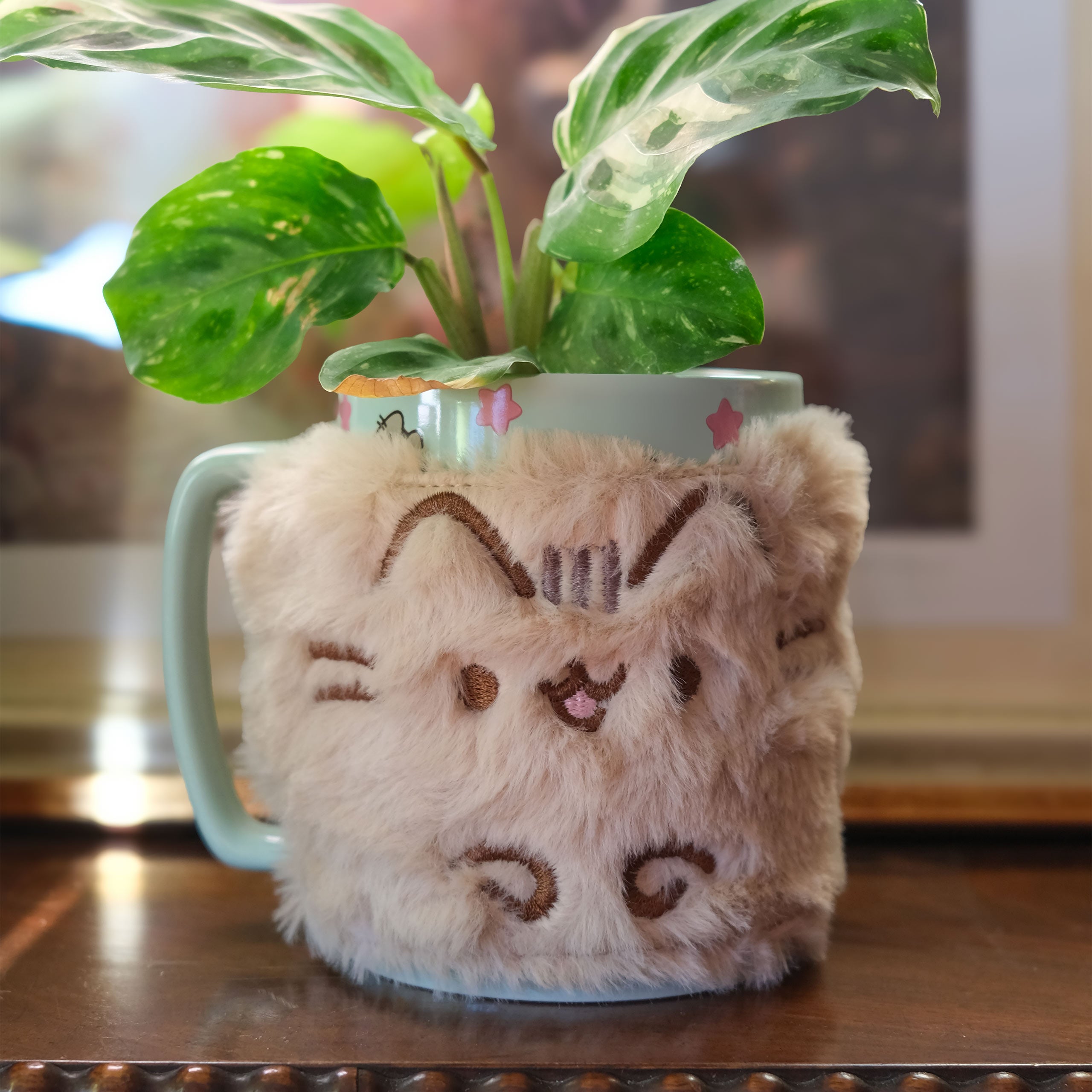 Produktbild Pusheen - Tasse mit Plüschüberzug