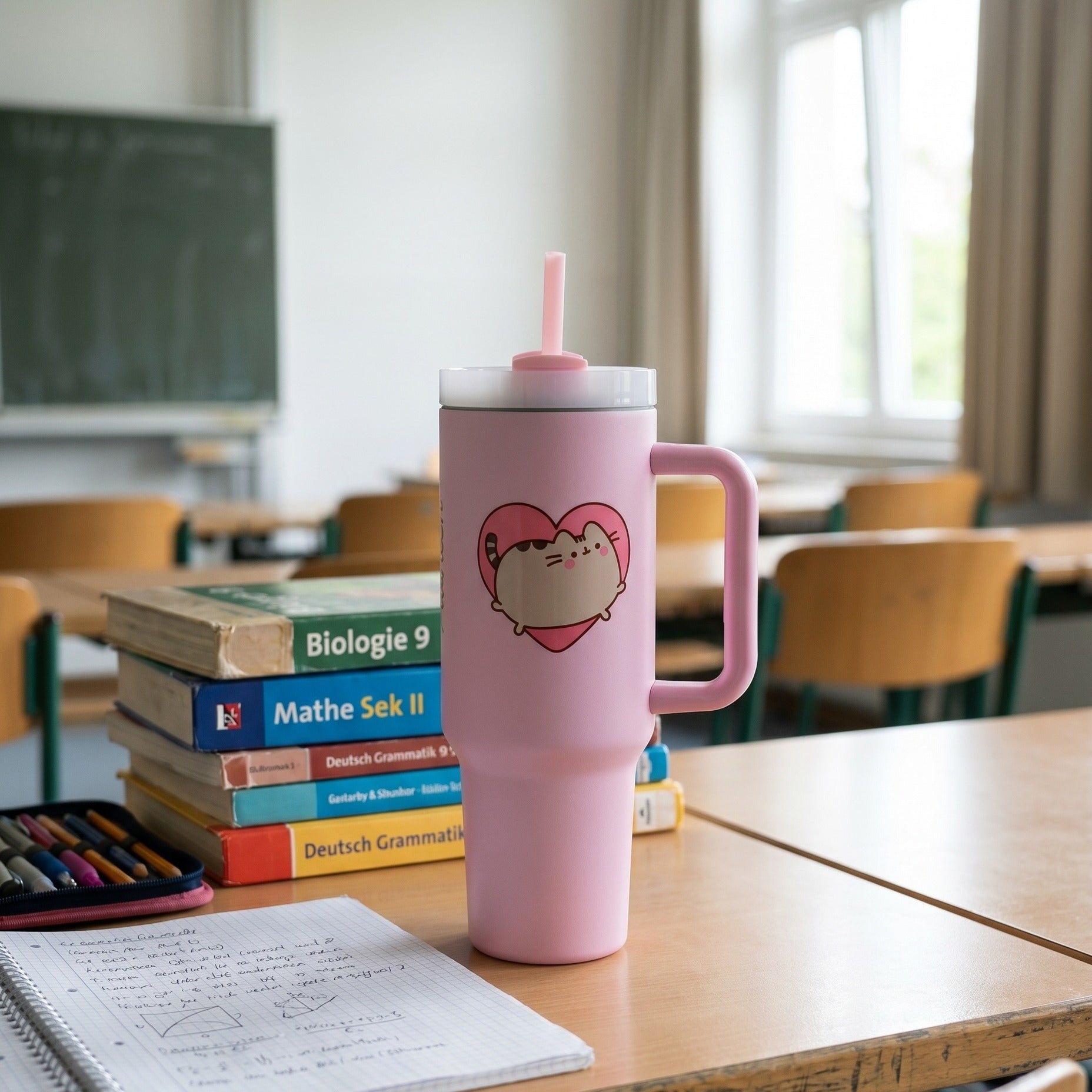 Produktbild Pusheen - Yum To Go Becher mit Strohhalm