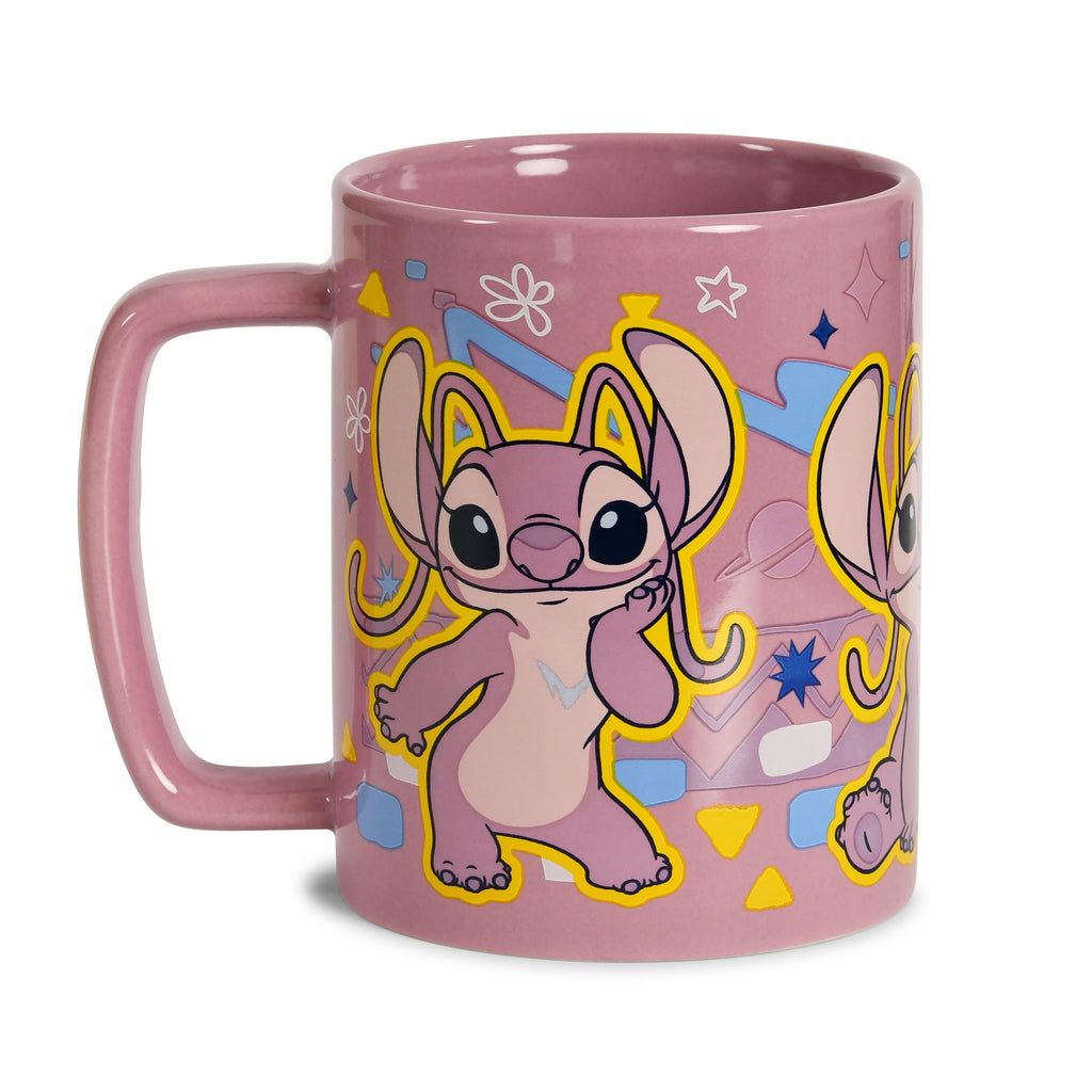 Produktbild Lilo & Stitch - Angel Tasse mit Plüschüberzug