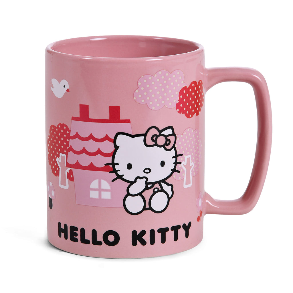 Produktbild Hello Kitty Tasse mit Plüschüberzug