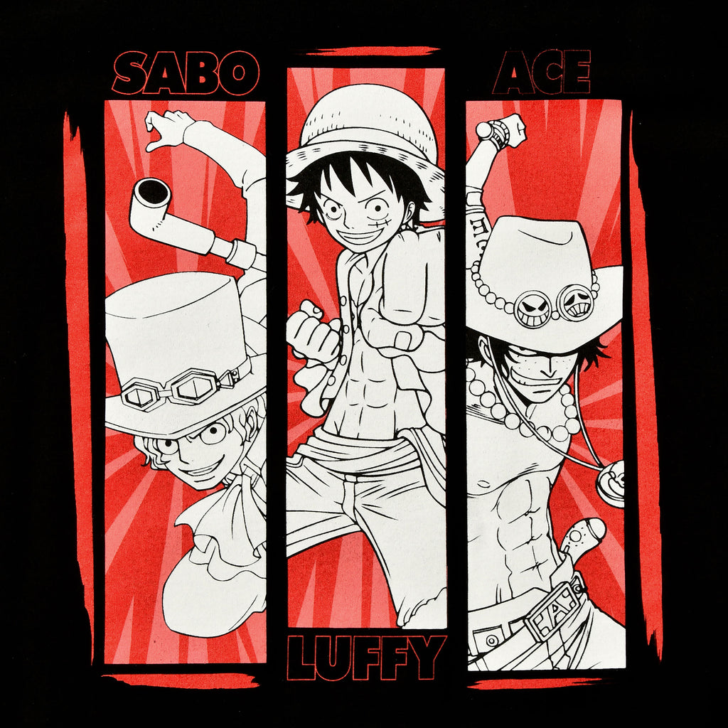 Produktbild One Piece - Crew T-Shirt schwarz