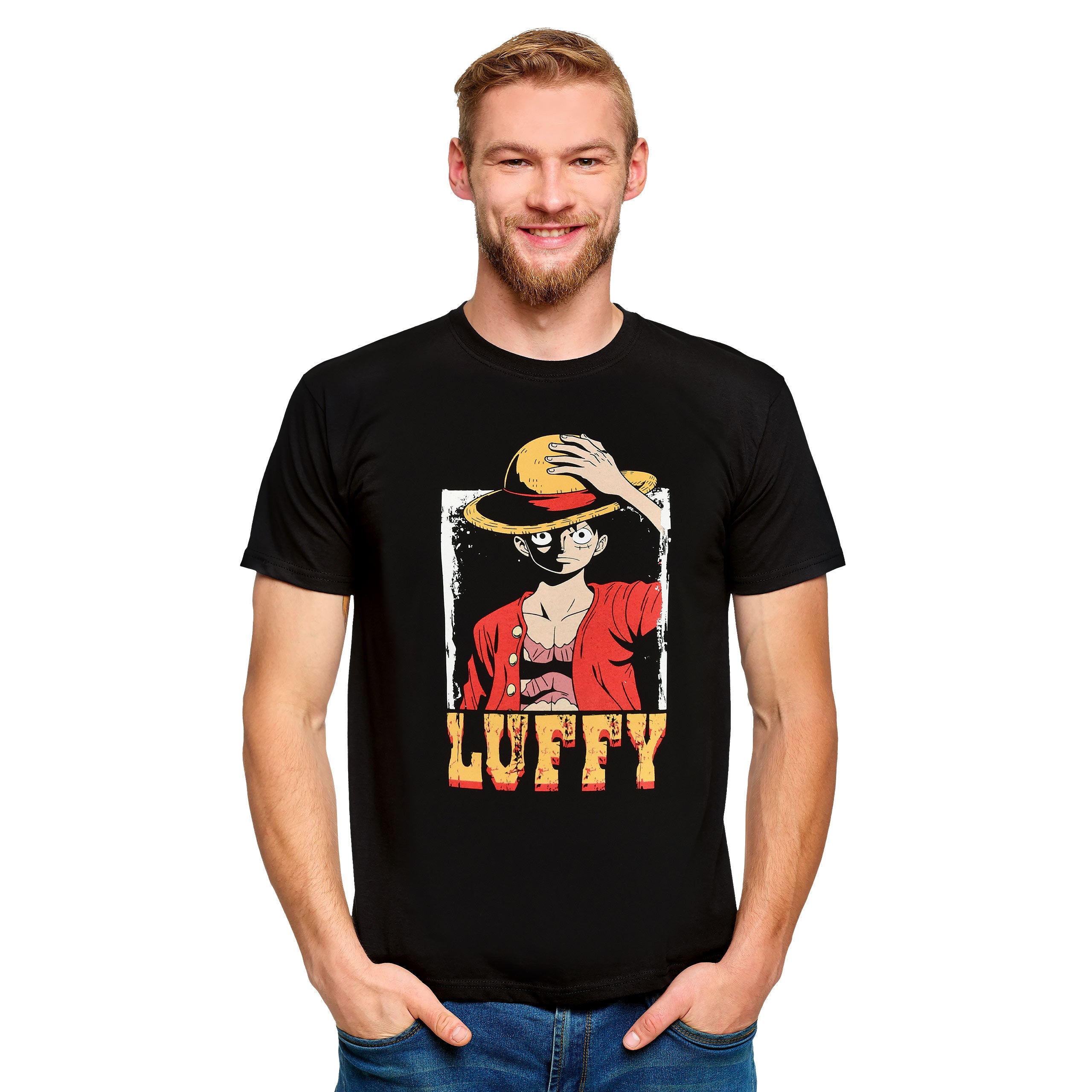 Produktbild One Piece - Luffy T-Shirt schwarz