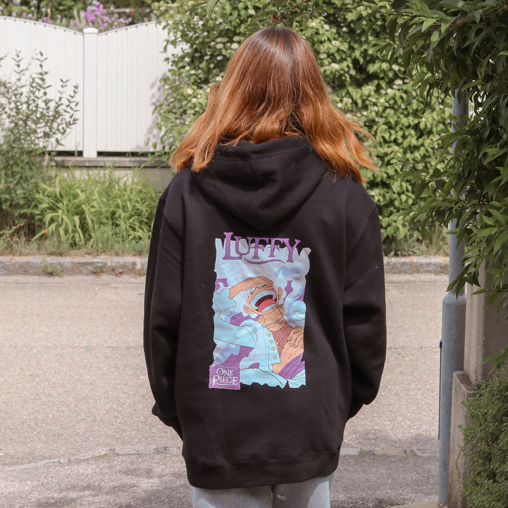 One Piece - Monkey D. Luffy Gear 5 Hoodie schwarz