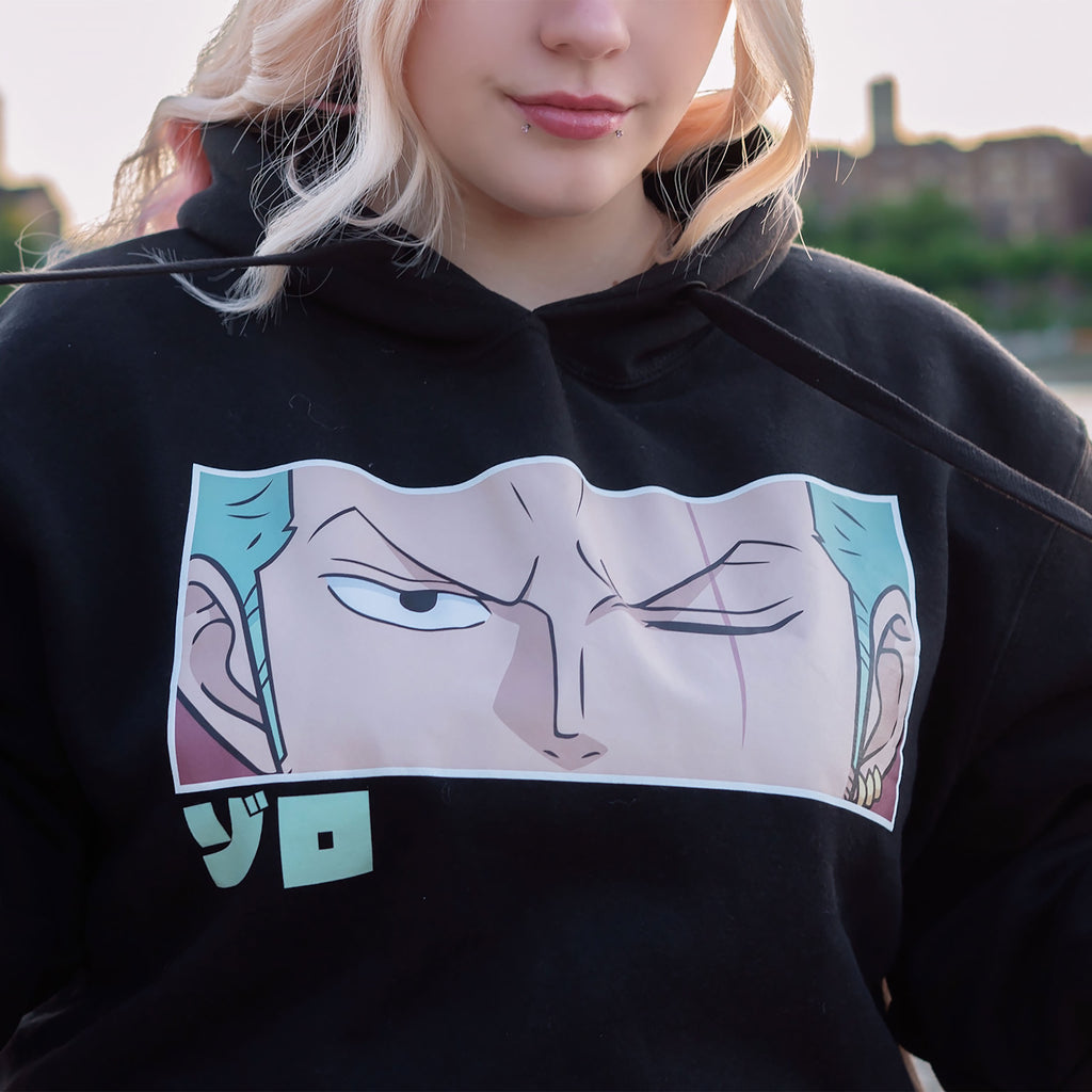 One Piece - Zoro Eyes Hoodie schwarz