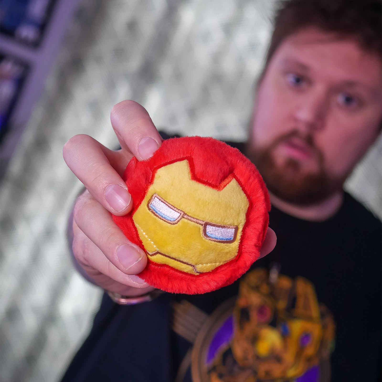 Produktbild Iron Man - Beanie Bouncers hüpfender Plüsch Ball