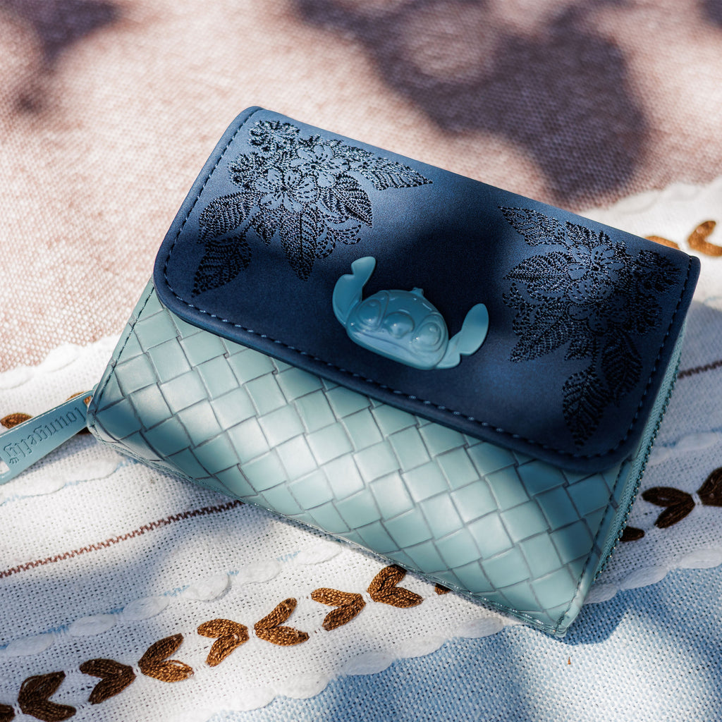 Produktbild Stitch Blumen Geldbörse - Lilo & Stitch