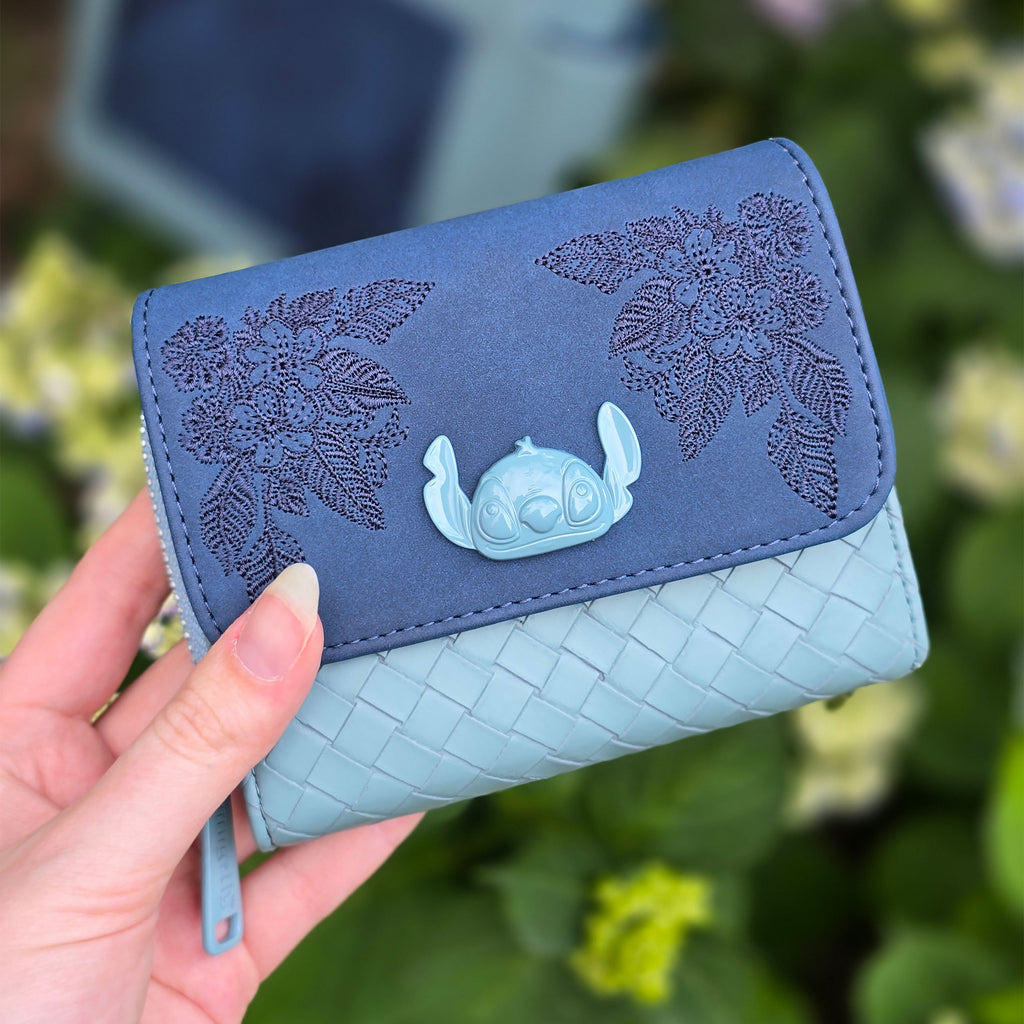 Produktbild Stitch Blumen Geldbörse - Lilo & Stitch