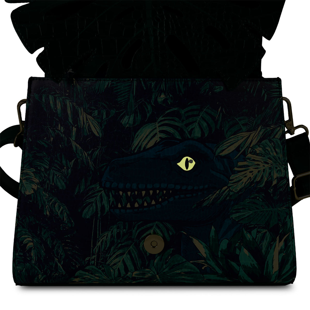 Produktbild Velociraptor Glow in the Dark Crossbody Tasche - Jurassic World
