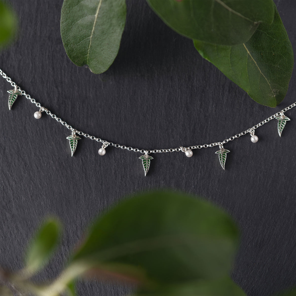 Produktbild Elbenblatt Armband 925er Silber - Der Herr der Ringe