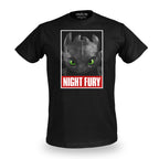 Produktbild Drachenzähmen leicht gemacht - Night Fury Poster T-Shirt schwarz