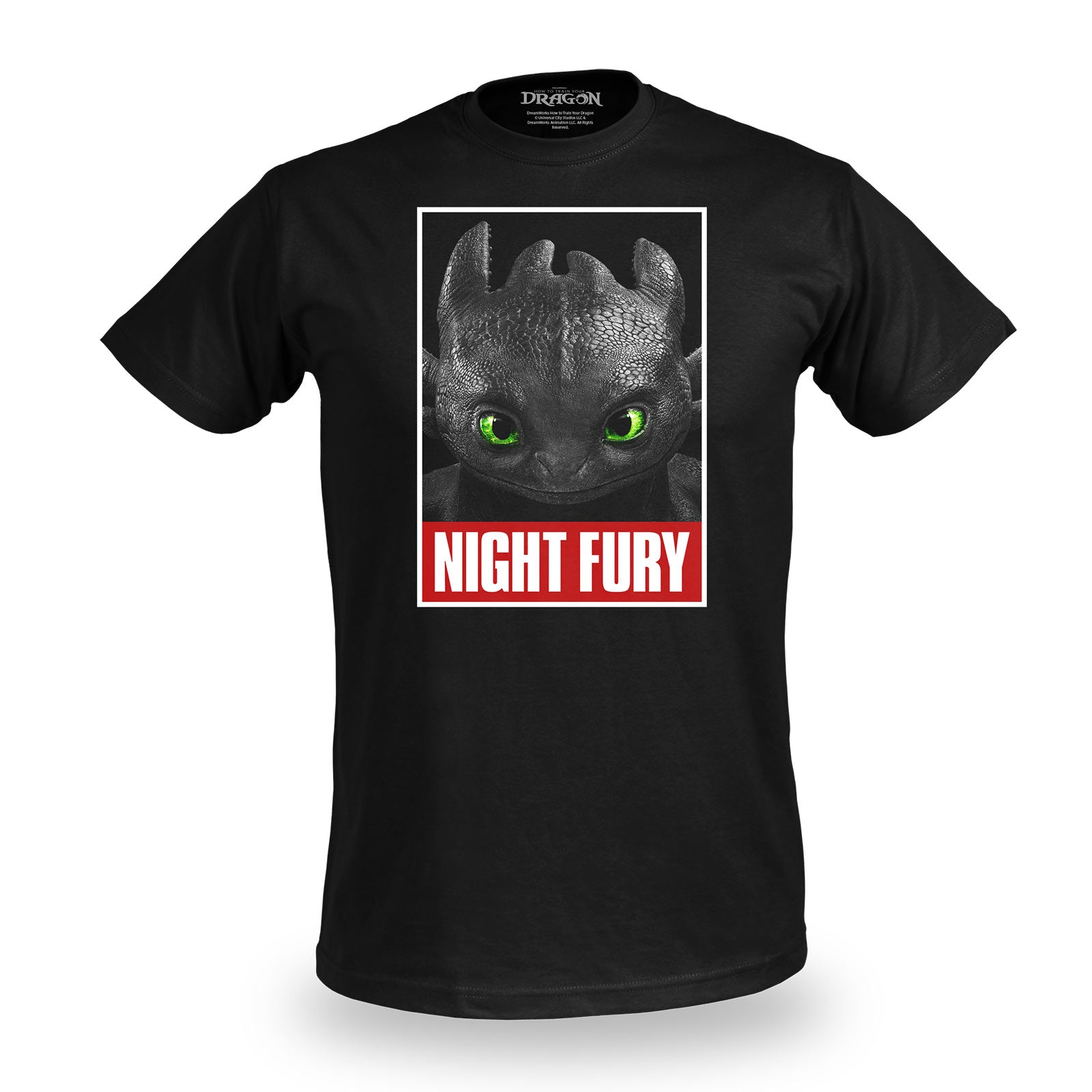 Produktbild Drachenzähmen leicht gemacht - Night Fury Poster T-Shirt schwarz