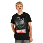 Produktbild Drachenzähmen leicht gemacht - Night Fury Poster T-Shirt schwarz