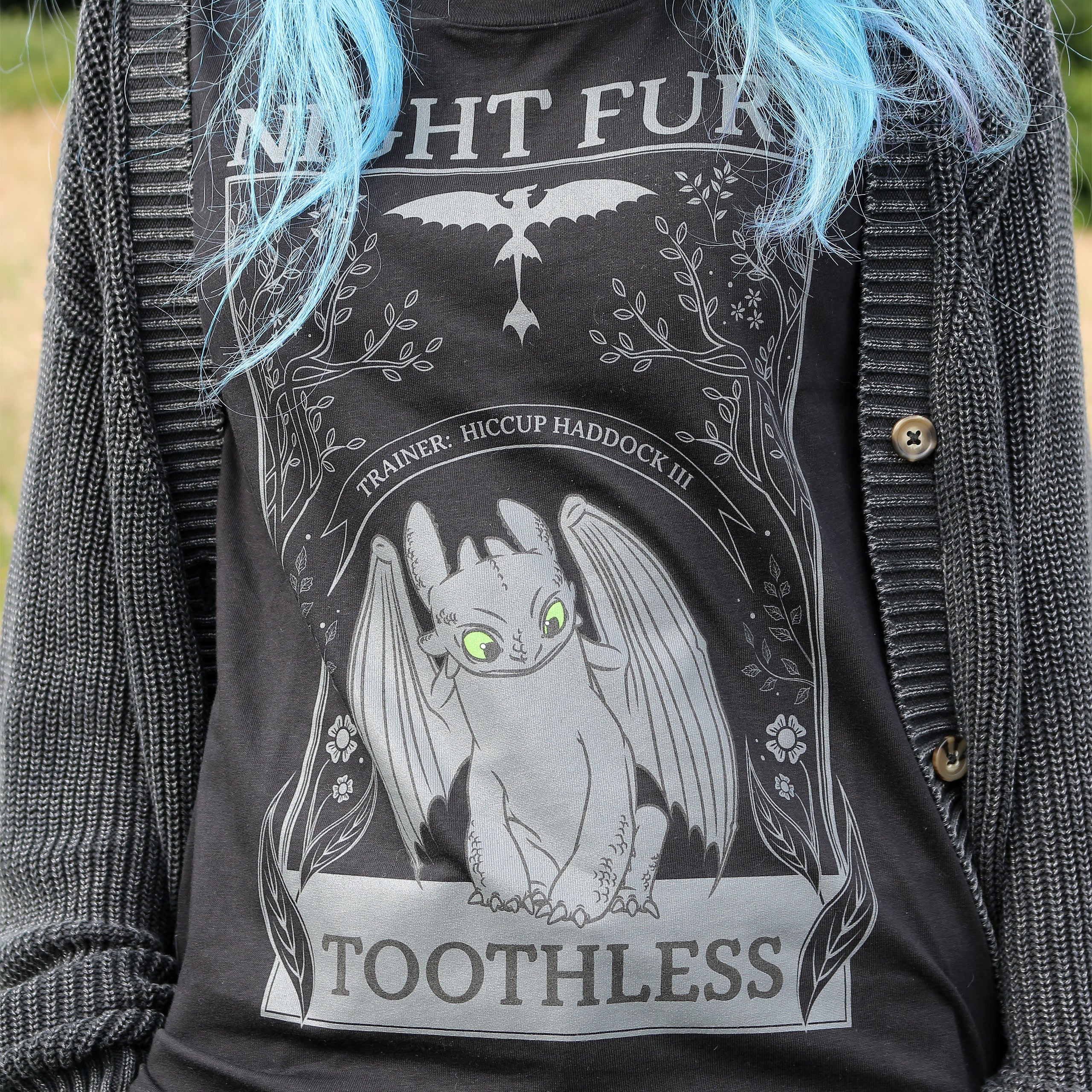 Produktbild Drachenzähmen leicht gemacht - Night Fury T-Shirt Damen schwarz
