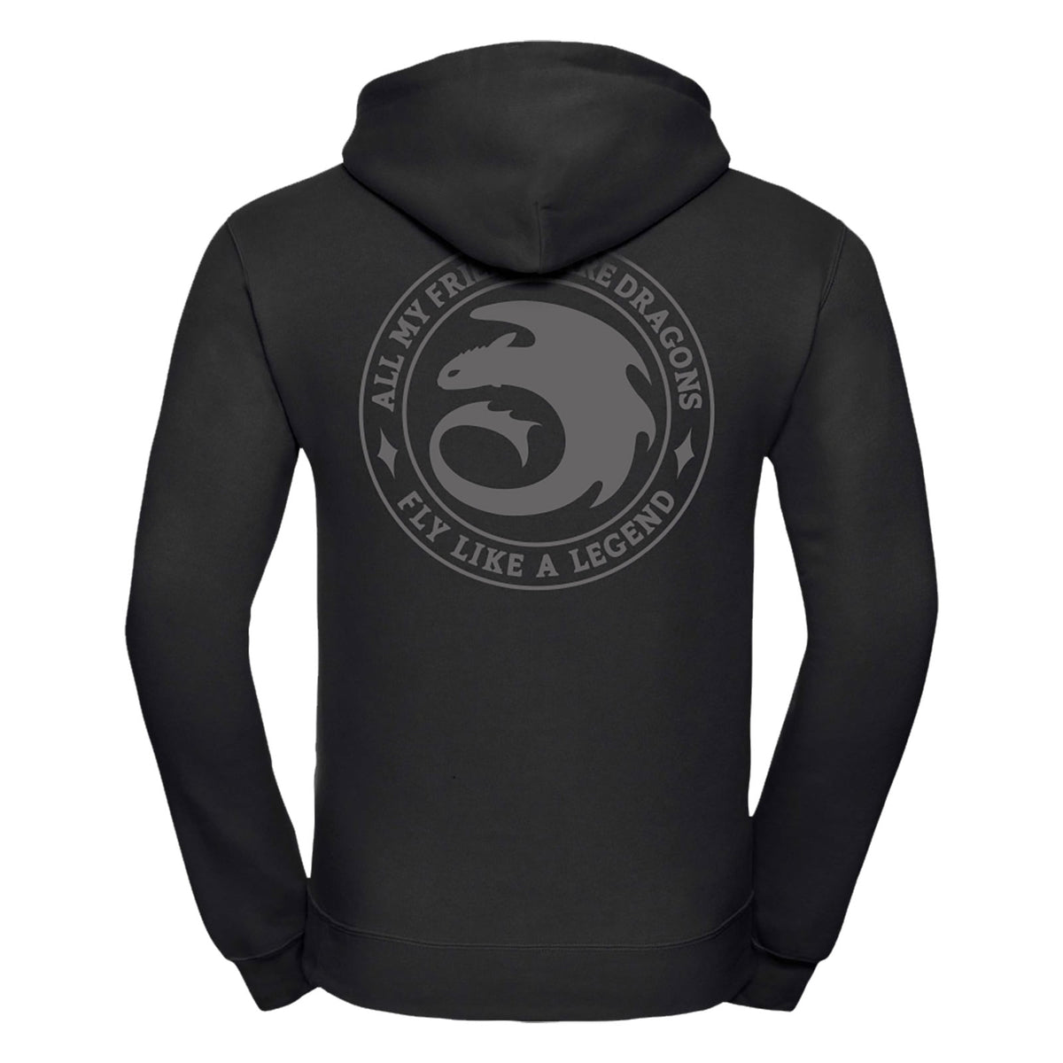 Produktbild Drachenzähmen leicht gemacht - Night Fury Legend Hoodie schwarz