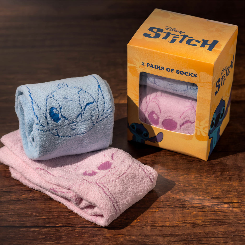 Produktbild Stitch und Angel Socken 2er Set in Geschenkbox - Lilo & Stitch