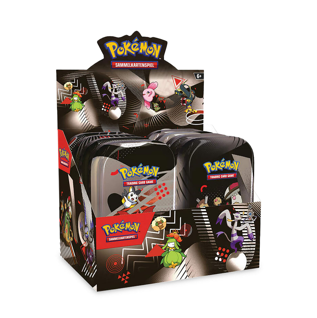 Produktbild Pokemon - Schwarze Blitze & Weisse Flamme Sammelkarten Tin Box 8er Display