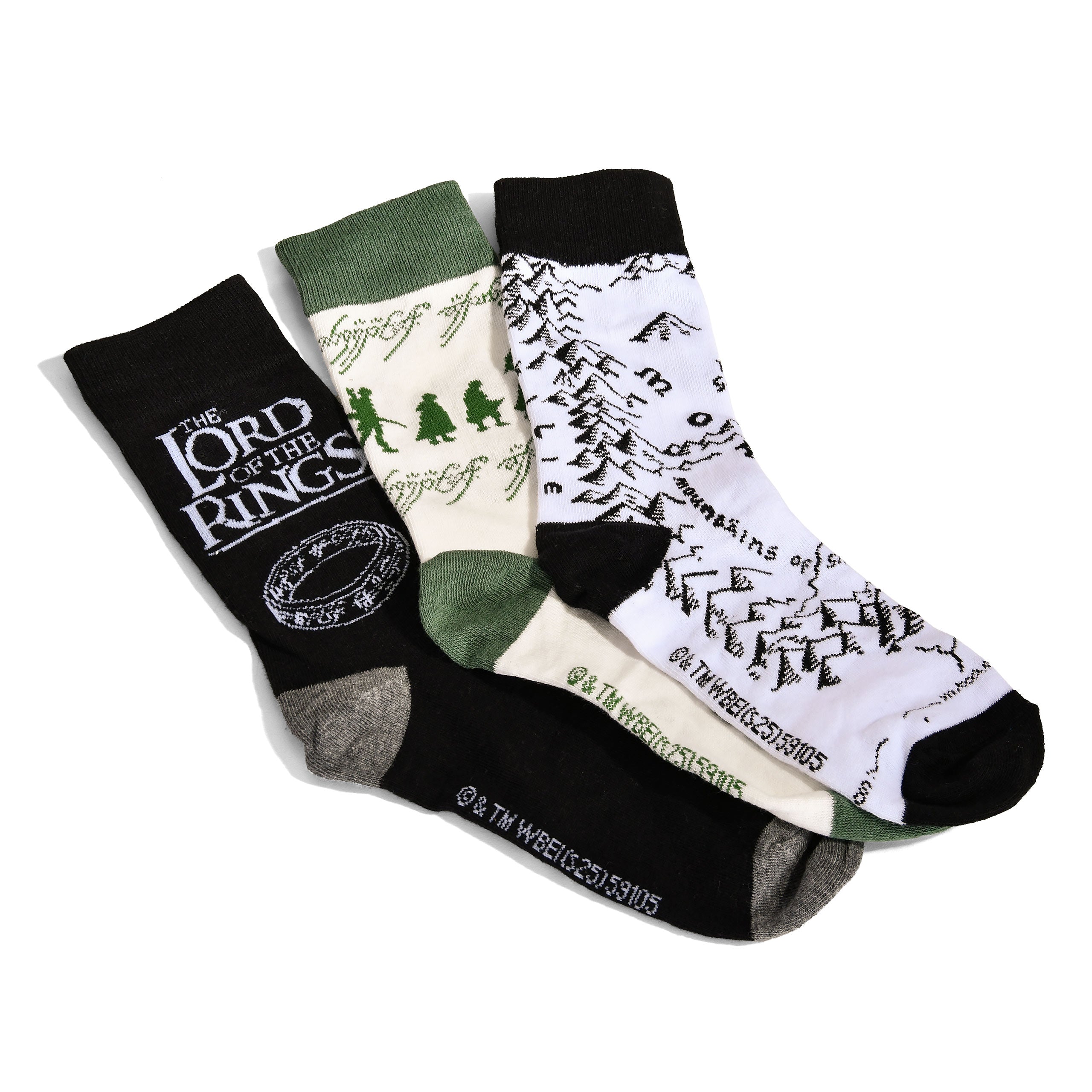 Produktbild Der Herr der Ringe - Die Gefährten Socken 3er Set in Geschenkbox