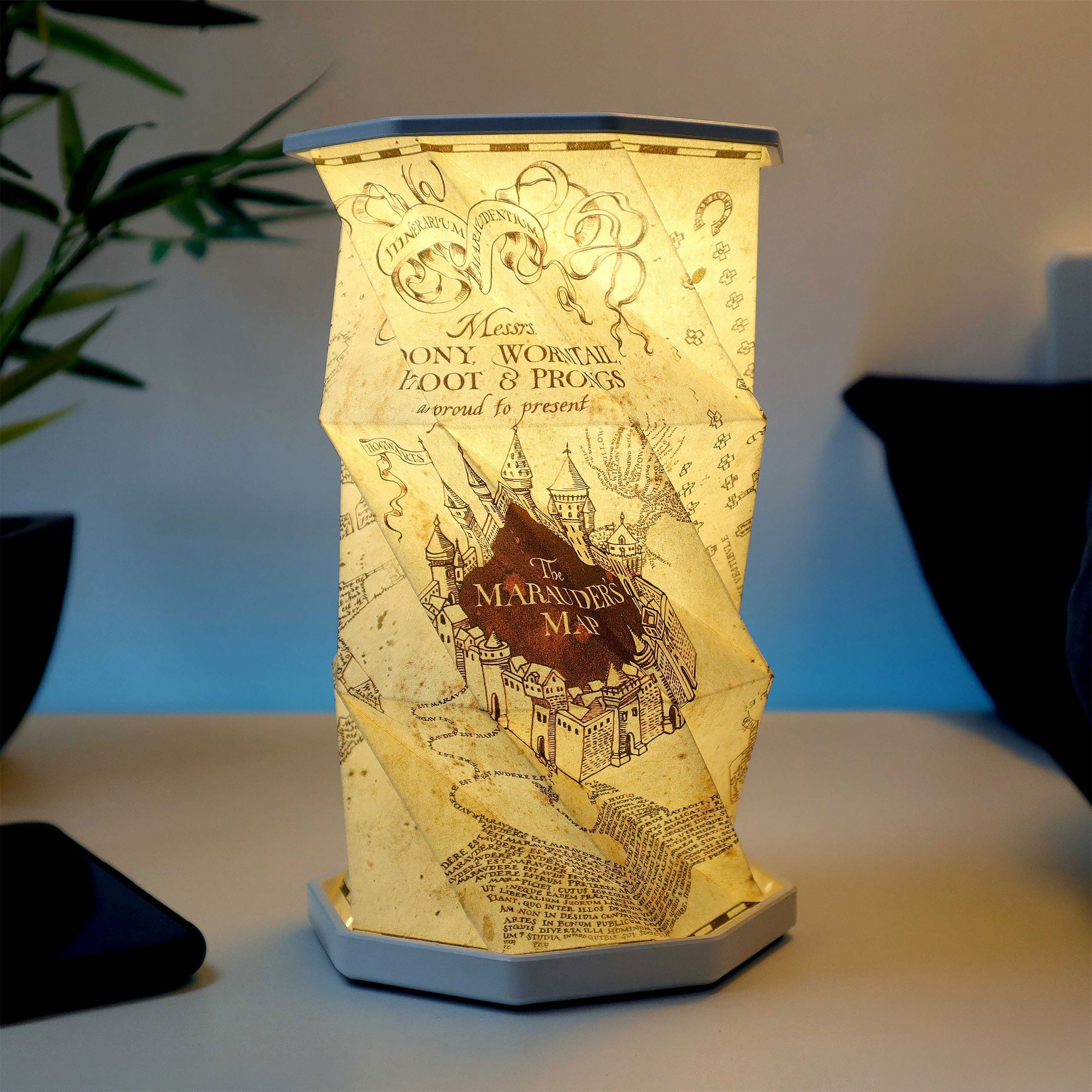 Produktbild Harry Potter - Karte des Rumtreibers Lampe faltbar