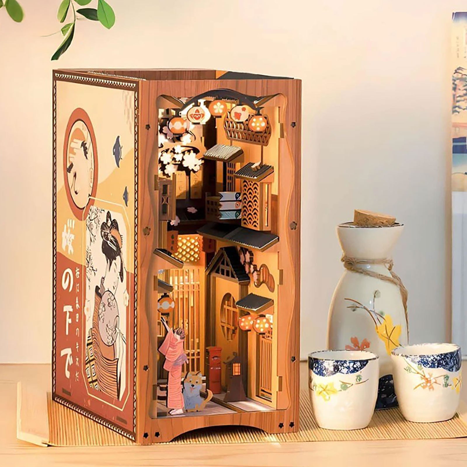 Produktbild Sakura - Unter dem Sakura-Baum Book Nook Modell Bausatz Holz