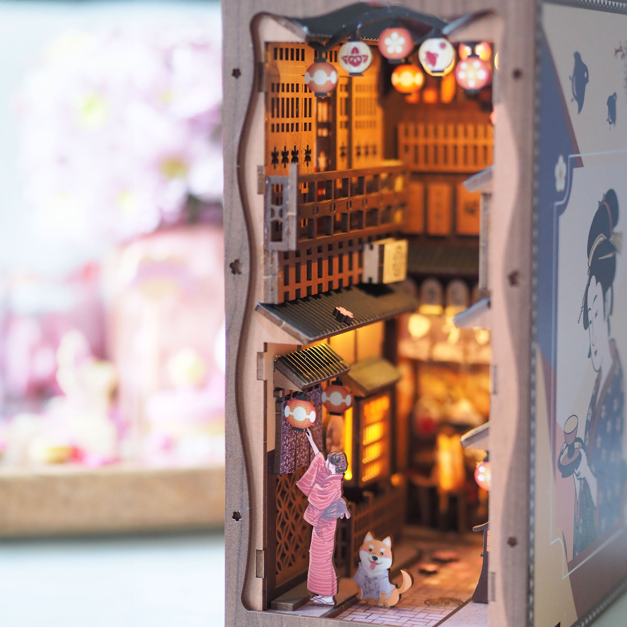 Produktbild Sakura - Unter dem Sakura-Baum Book Nook Modell Bausatz Holz