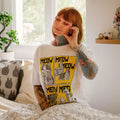 Produktbild Meow T-Shirt für Night of the Living Cat Fans weiß
