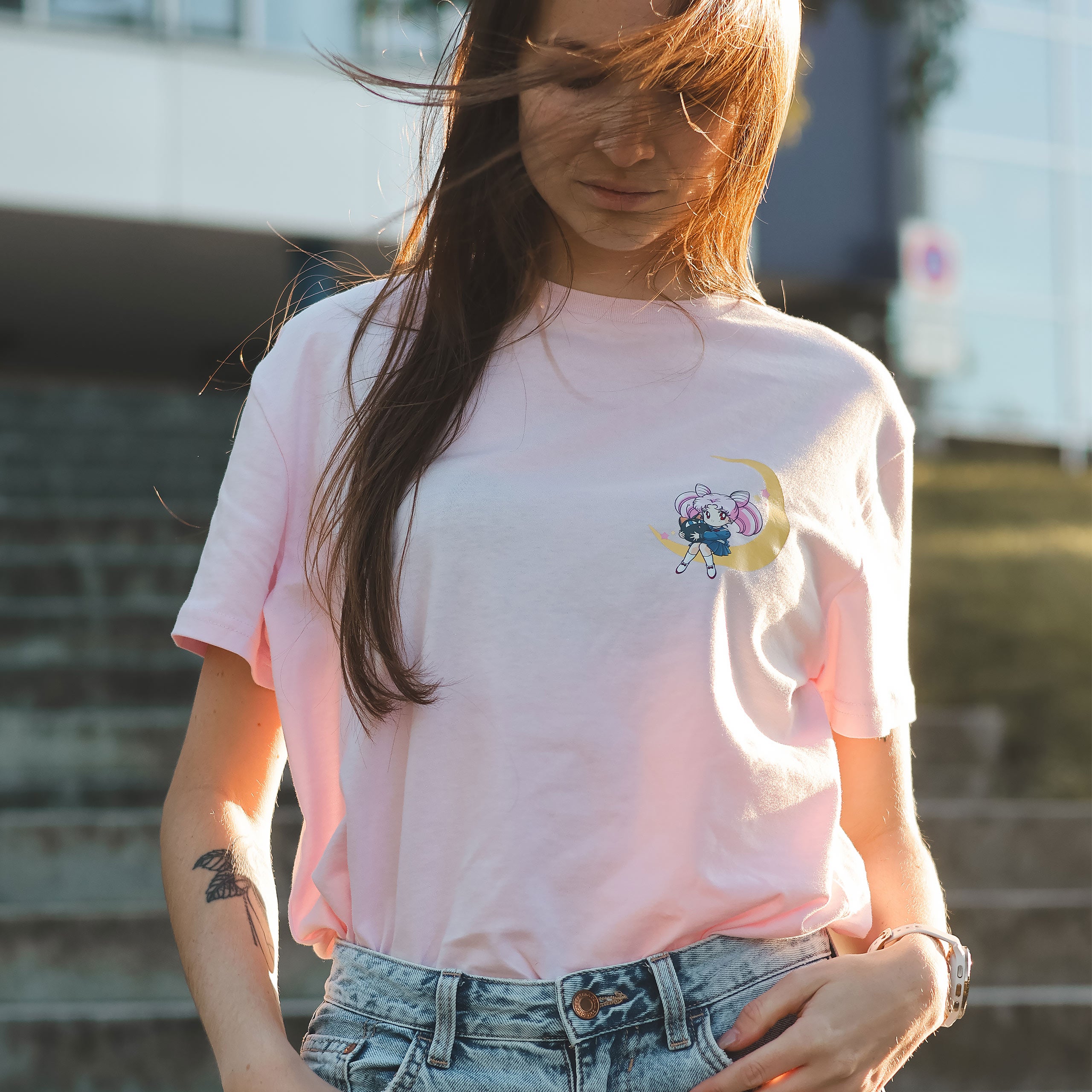 Produktbild Sailor Moon Chibiusa T-Shirt rosa