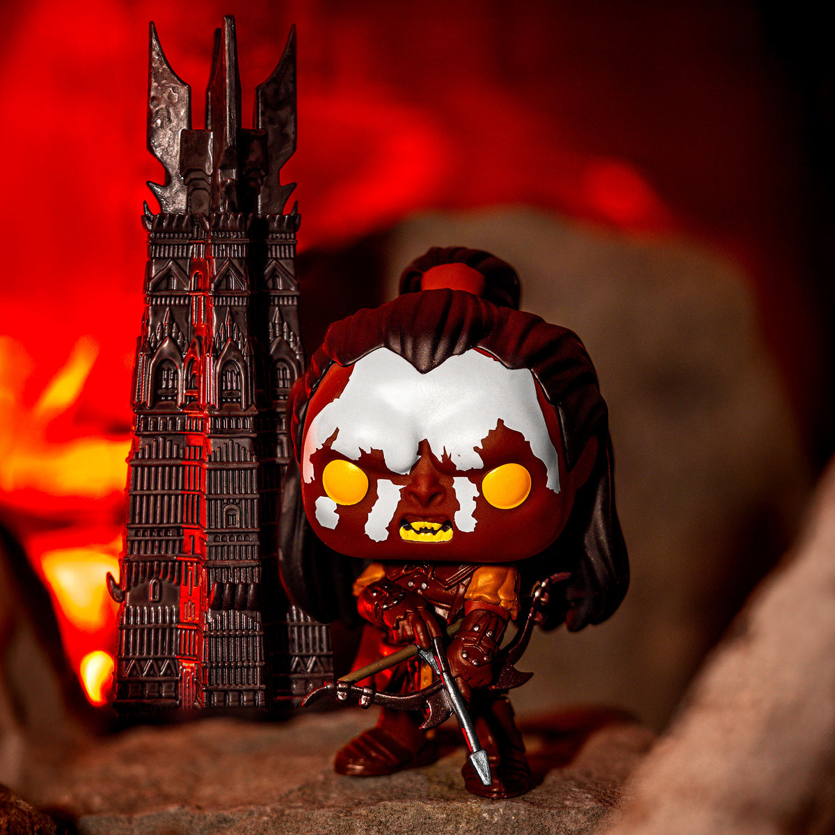 Produktbild Der Herr der Ringe - Lurtz mit Orthanc Funko Pop Figur