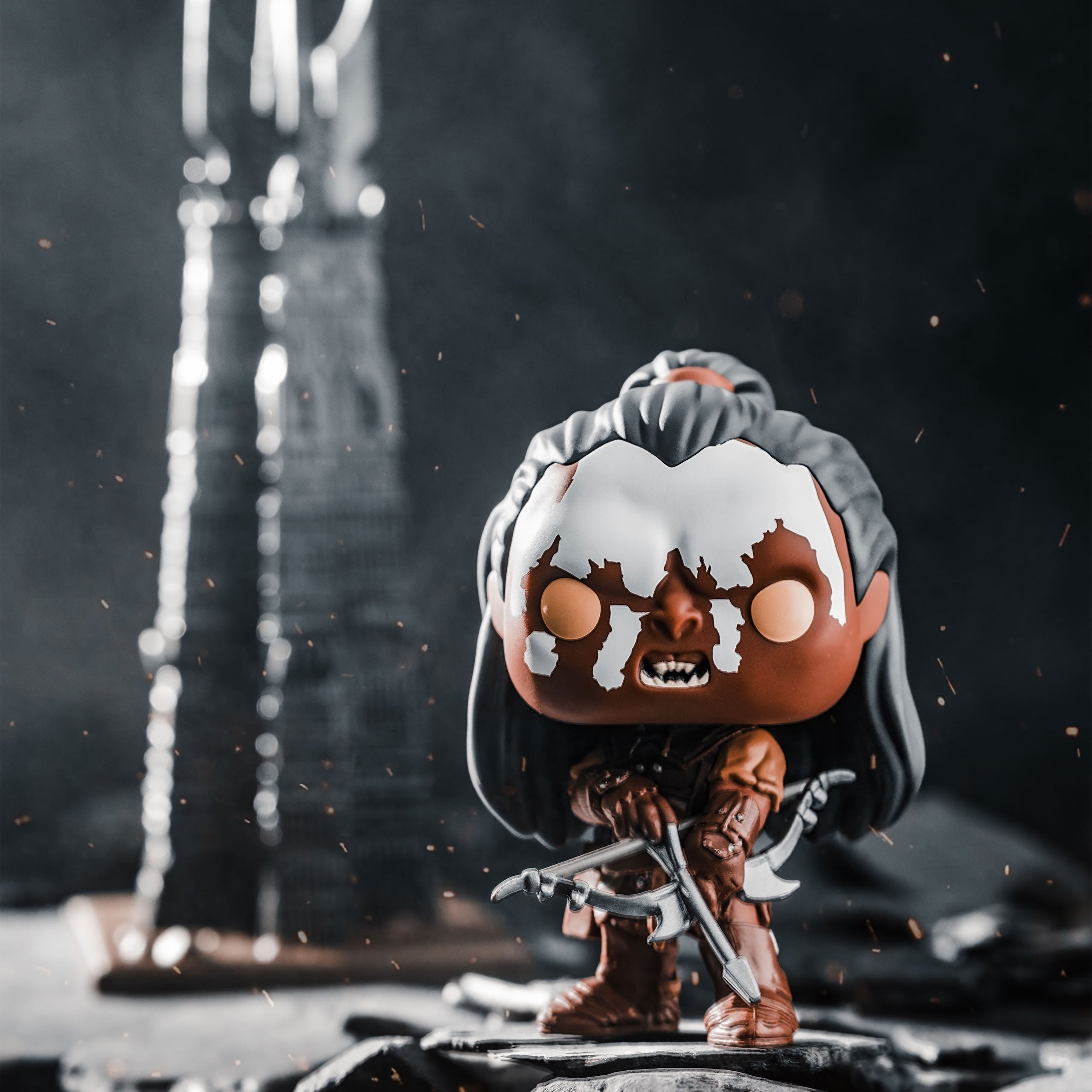 Produktbild Der Herr der Ringe - Lurtz mit Orthanc Funko Pop Figur