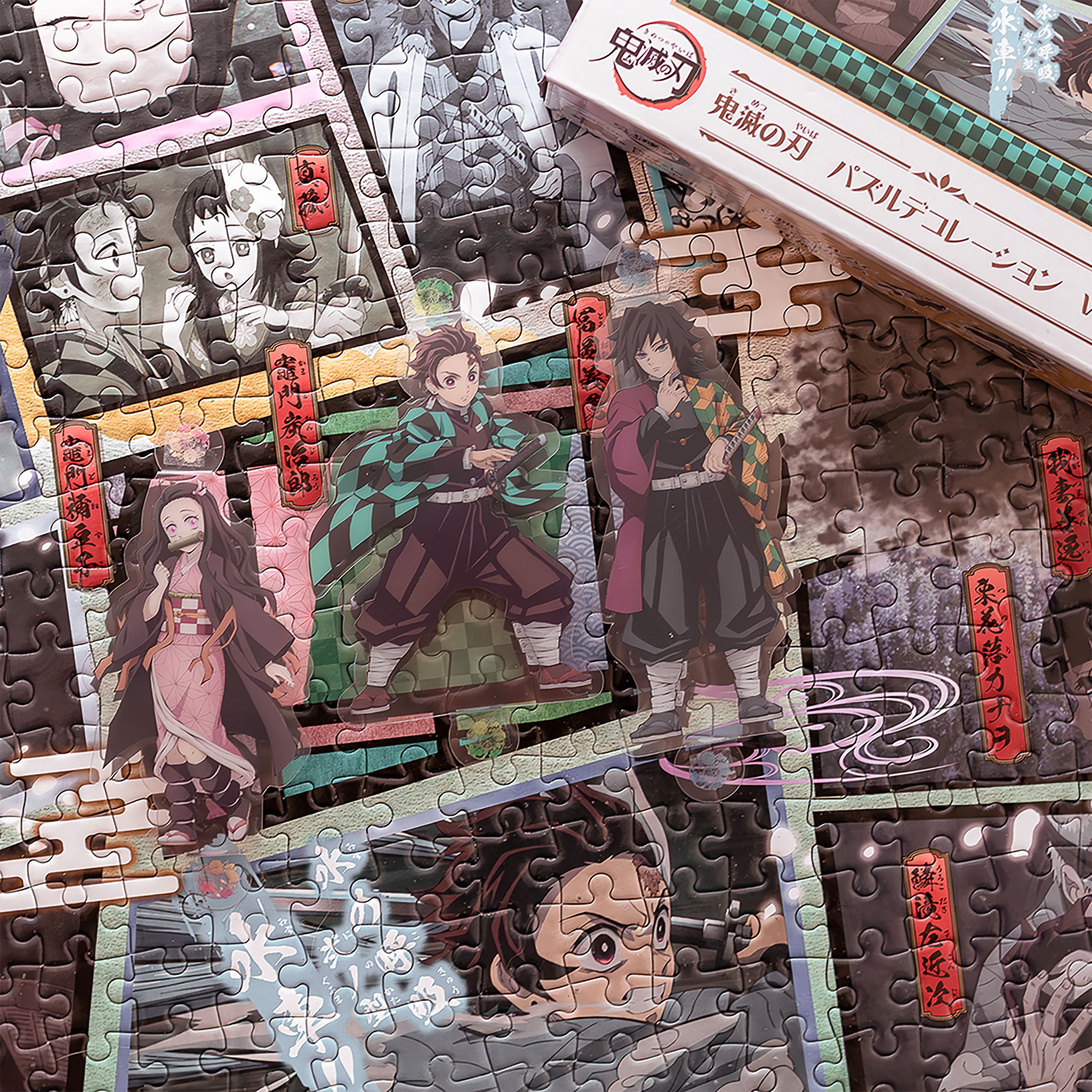 Produktbild Demon Slayer - Nezuko und Tanjiro Pop-Up Puzzle 500 Teile