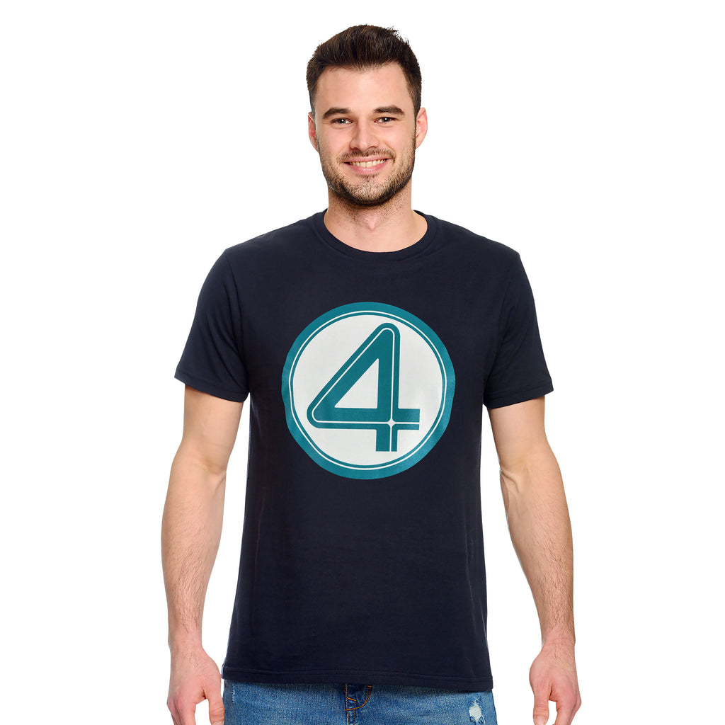 Produktbild Fantastic Four - Emblem T-Shirt blau
