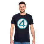 Produktbild Fantastic Four - Emblem T-Shirt blau