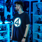 Produktbild Fantastic Four - Emblem T-Shirt blau