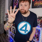 Produktbild Fantastic Four - Emblem T-Shirt blau
