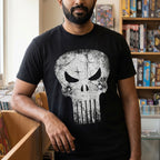 Product image Punisher - Skull Distress Logo T-Shirt black
