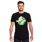 Produktbild Ghostbusters - Glow in the Dark Slime Logo T-Shirt schwarz