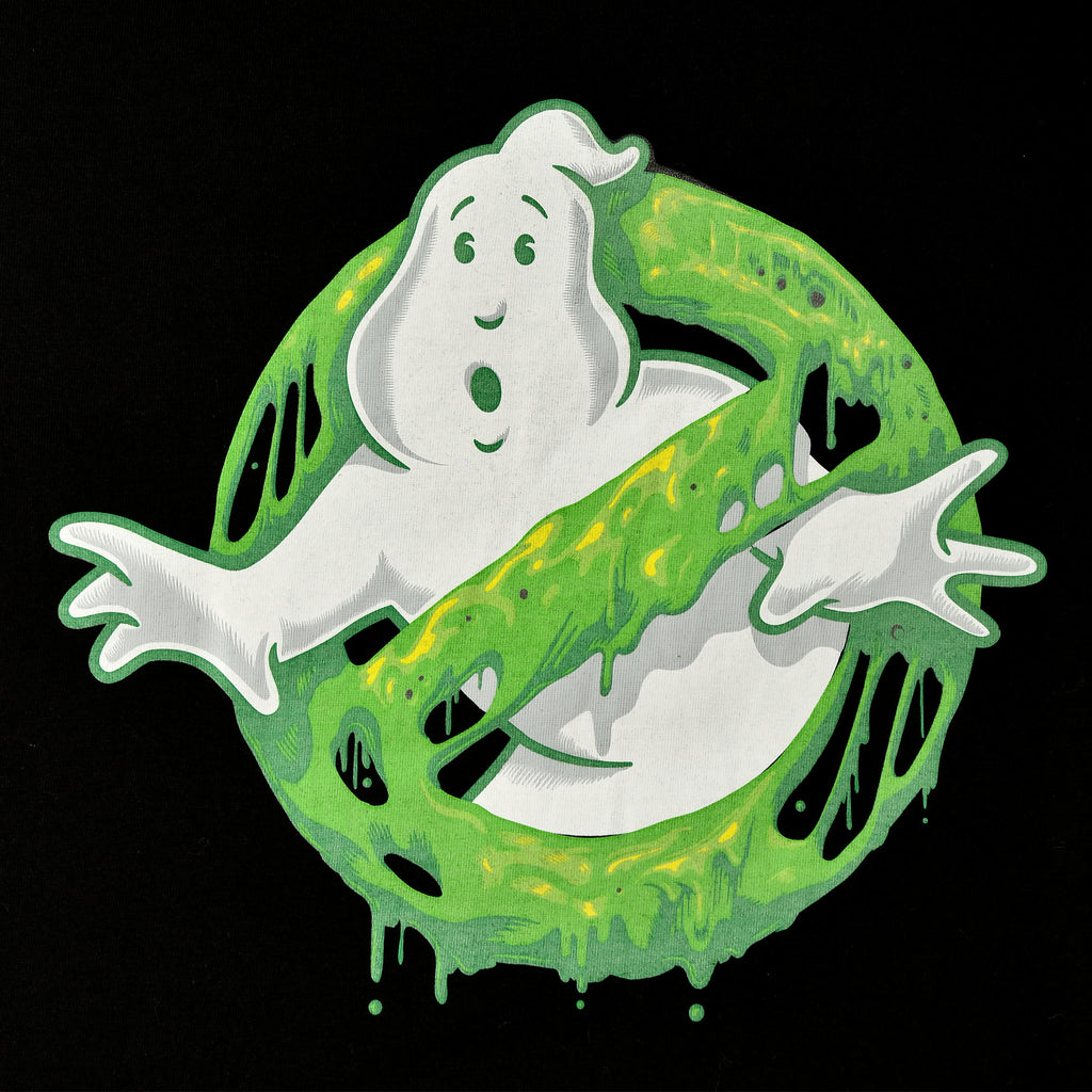 Produktbild Ghostbusters - Glow in the Dark Slime Logo T-Shirt schwarz