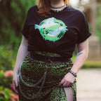 Produktbild Ghostbusters - Glow in the Dark Slime Logo T-Shirt schwarz