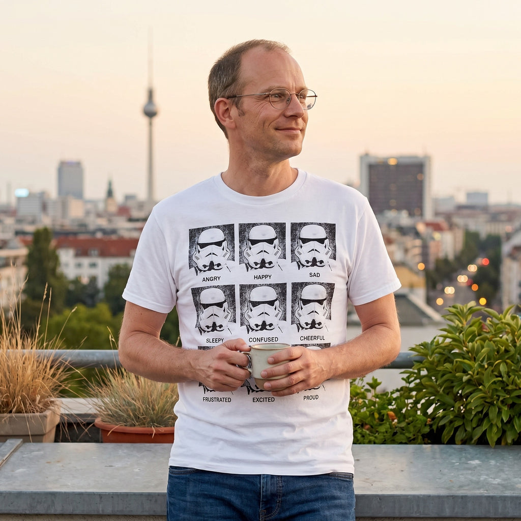 Produktbild Stormtrooper Multiface T-Shirt weiß - Star Wars