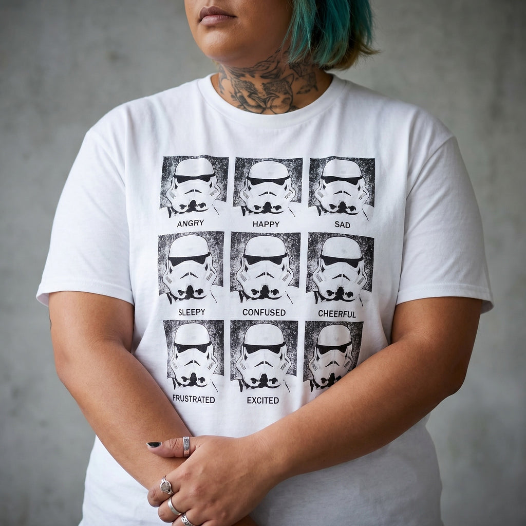 Produktbild Stormtrooper Multiface T-Shirt weiß - Star Wars