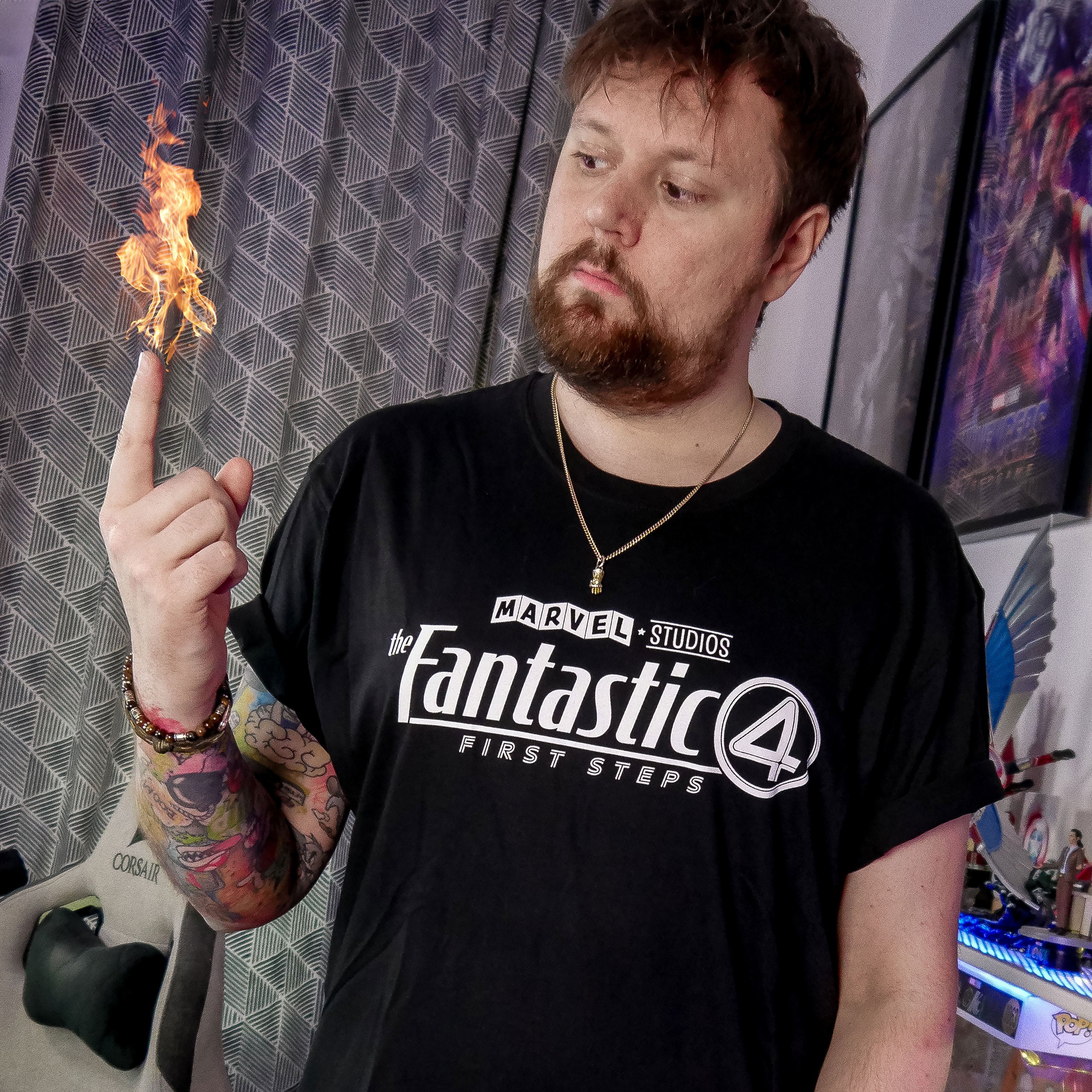 Produktbild Fantastic Four - Logo T-Shirt schwarz