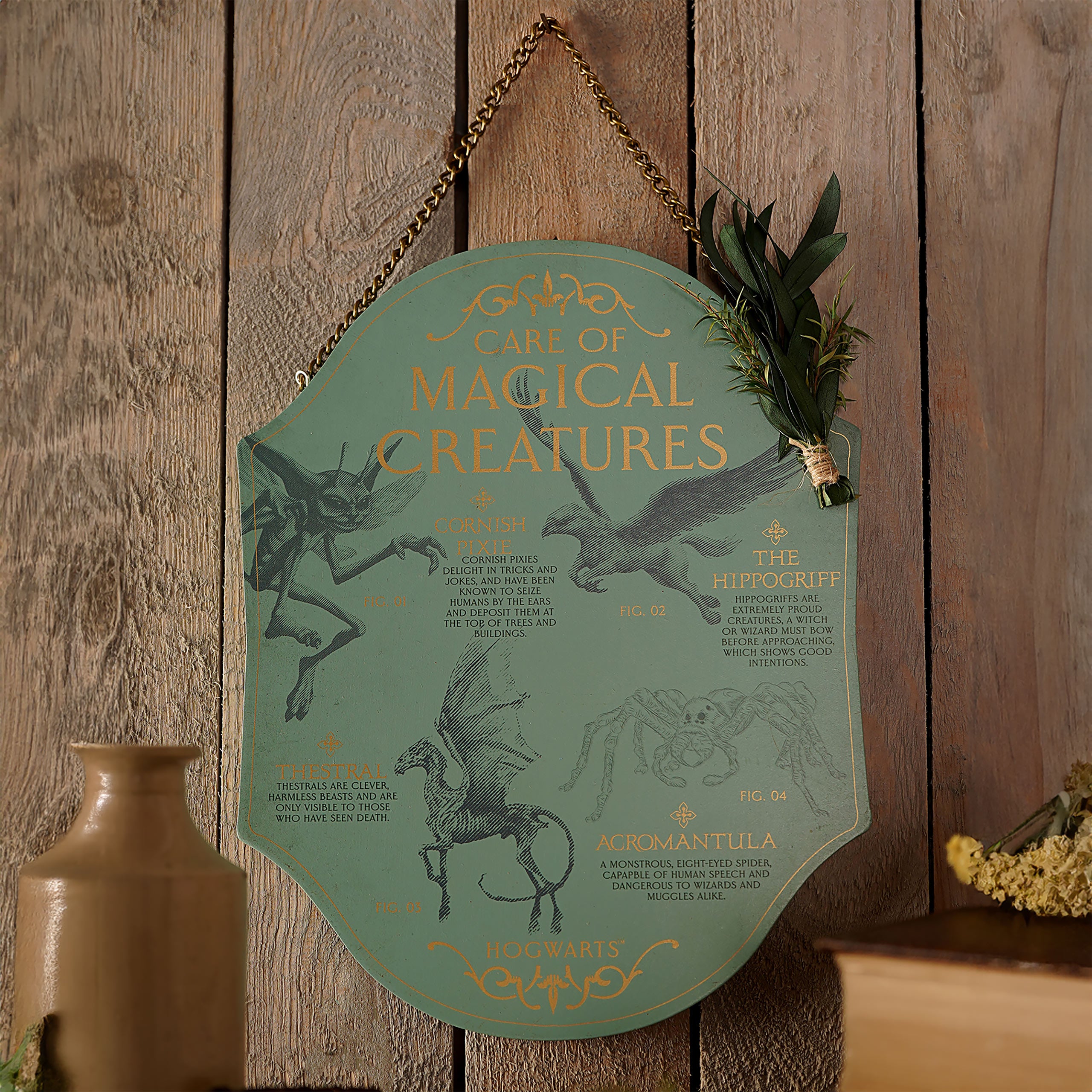 Produktbild Harry Potter - Pflege magischer Kreaturen Wandbild Holz