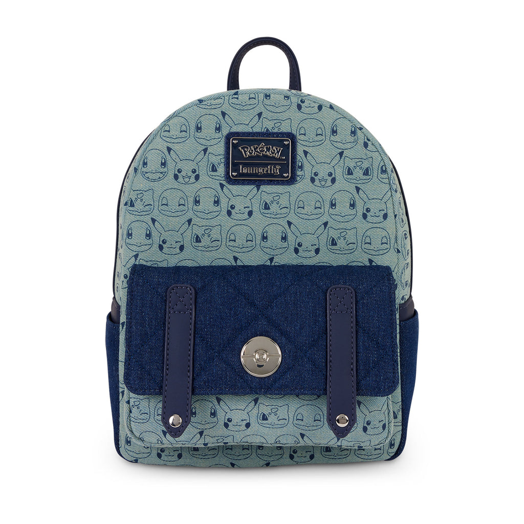 Pikachu Denim Mini Rucksack - Pokemon
