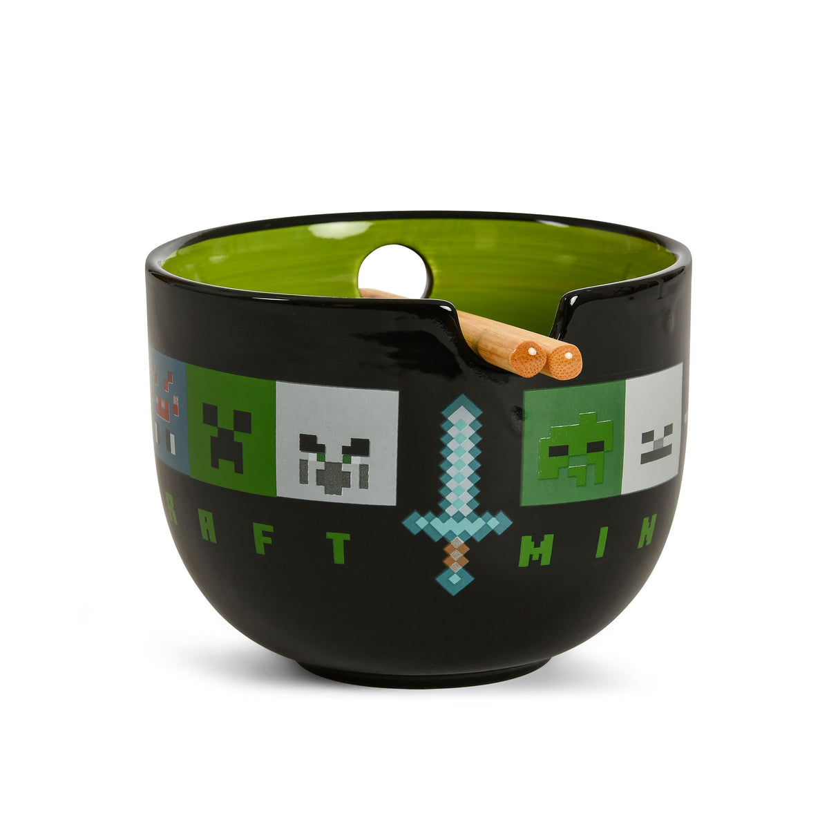 Produktbild Minecraft - Creeper Ramen Schale mit Ess-Stäbchen