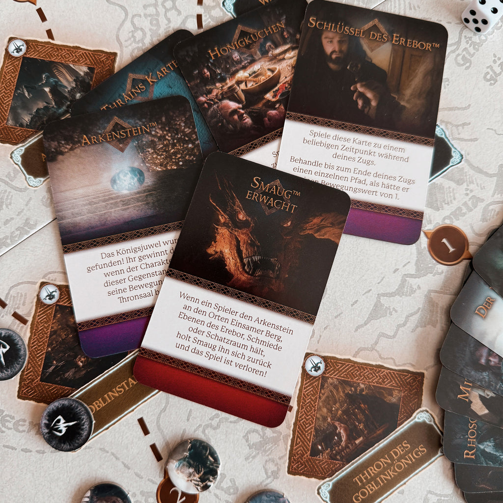 Produktbild Der Hobbit - Jagd nach dem Arkenstein Brettspiel